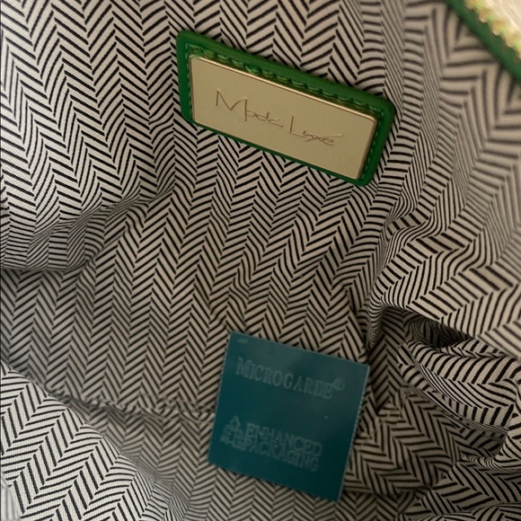 NWOT Moda Luxe Vegan Leather Hobo Bag - Kelly Green - Picture 8 of 8